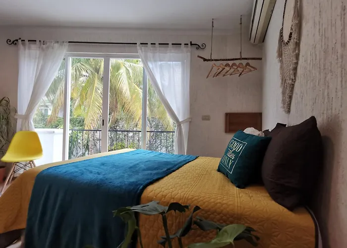 Beautiful & Cozy Near Beach Apartment Pool & Kingsize Bed Cancún que aceita animais de estimação
