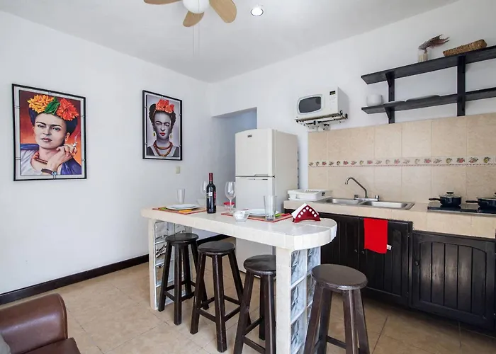 Frida Double Balcony Apartment 5Th Avenue Playa del Carmen