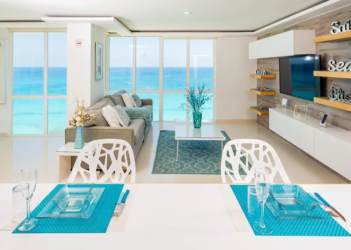 Ocean View Modern Condo & Luxury Amenities Cancún
