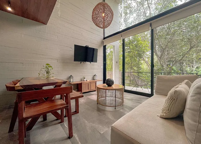Huisdiervriedelijke Luxury Penthouse Three-Stories At Madara Tulum Appartement