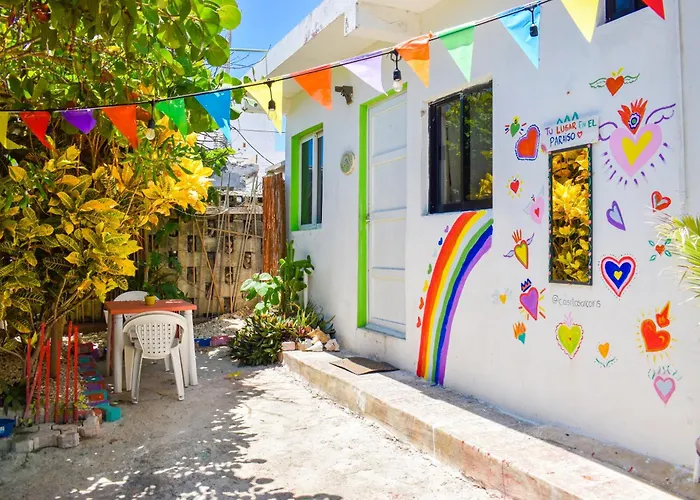 Apartamento Casitas Arcoiris Excelente ubicación - Petfriendly Isla Mujeres admite animales
