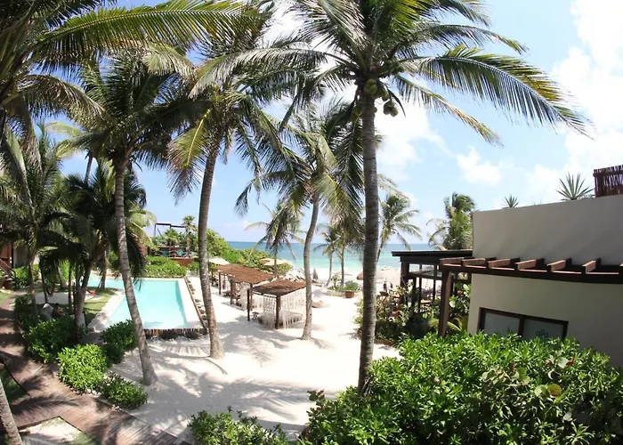 Luxushotel in Tulum nahe Öffentlicher Strand von Las Palmas