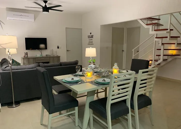Apartamento Departamento con Roof Garden Cancún admite animales